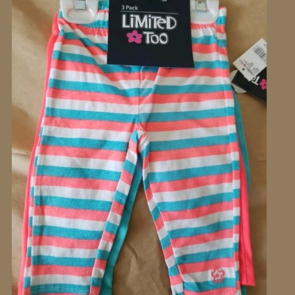 Limited Too Other - Limited Too Infant Baby Girls 3-Pack Leggings